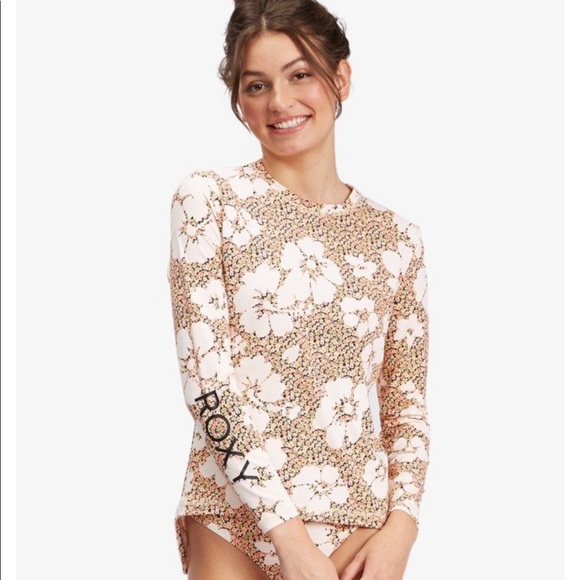 Roxy Other - Roxy Sea Skippin Long Sleeve UPF 50 Rashguard